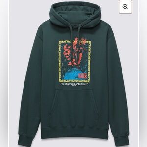 VANS Tear Globe fleece lined hooded sweatshirt - size M